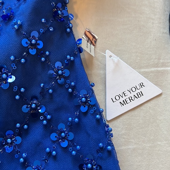 Brand new Royal blue fur dress - Picture 7 of 12